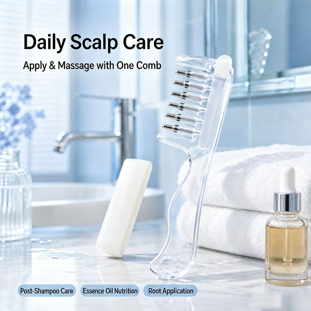 Hair Care - Transparent Hair Root Comb Liquid Guide