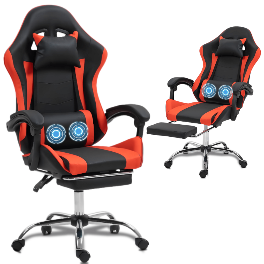Gaming Chair With Massage Lumb - Massage ulasan dan harga