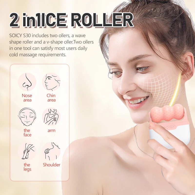 2-in-1 Beiyakes Ice Roller for - Face Ice Roller Puffiness ulasan dan harga