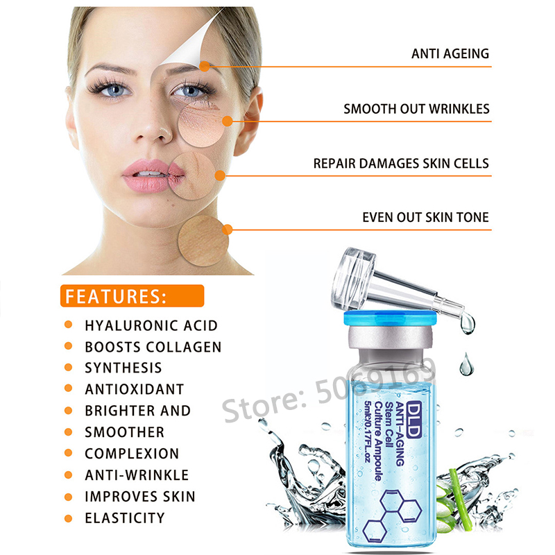 Korea 5ml Hyaluronic acid Seru - Hyaluronic Acid Facial Serum ulasan dan harga