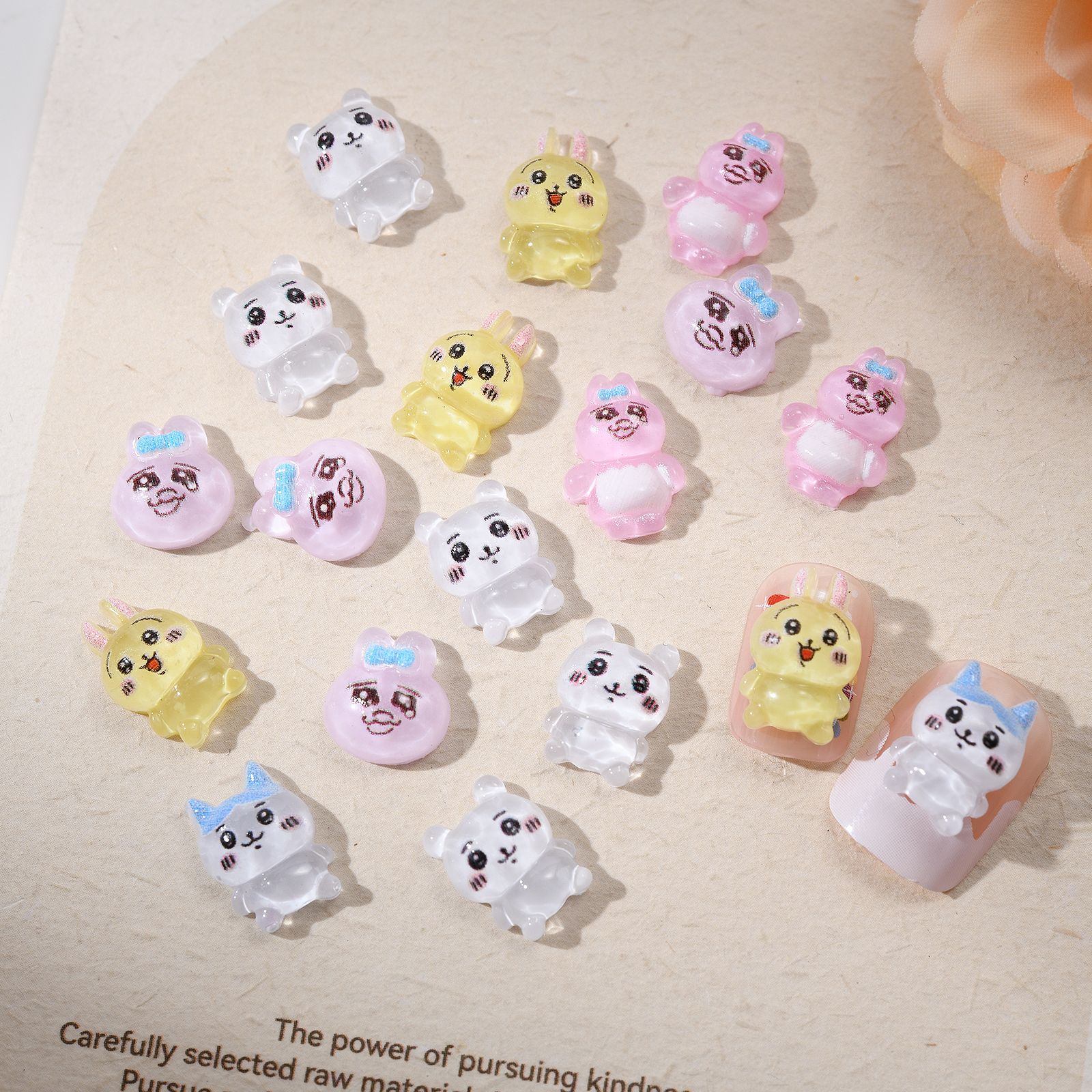 100pcs Cartoon forchiikawa Nai - Nail Art ulasan dan harga