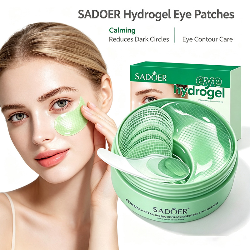 60pcs SADOER Centella Asiatica - Collagen Under Eye Patches ulasan dan harga