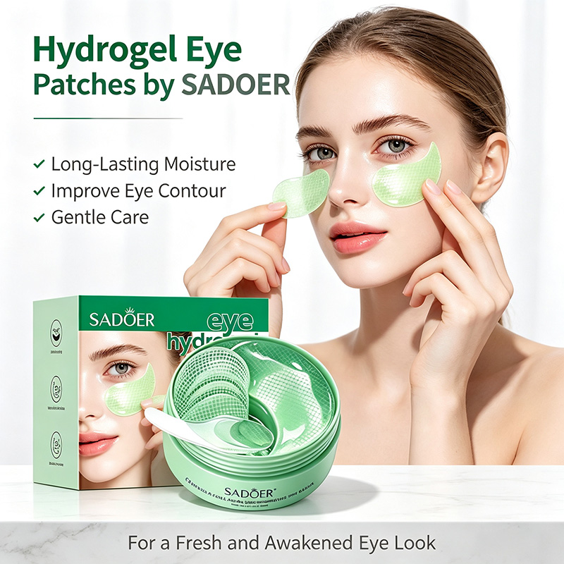 60pcs SADOER Centella Asiatica - Collagen Under Eye Patches ulasan dan harga