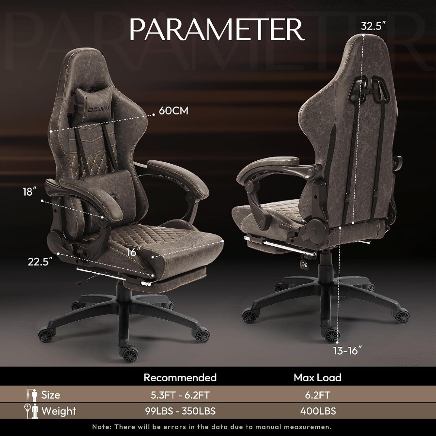 Big Tall Vintage Gaming Chair  - Massage ulasan dan harga
