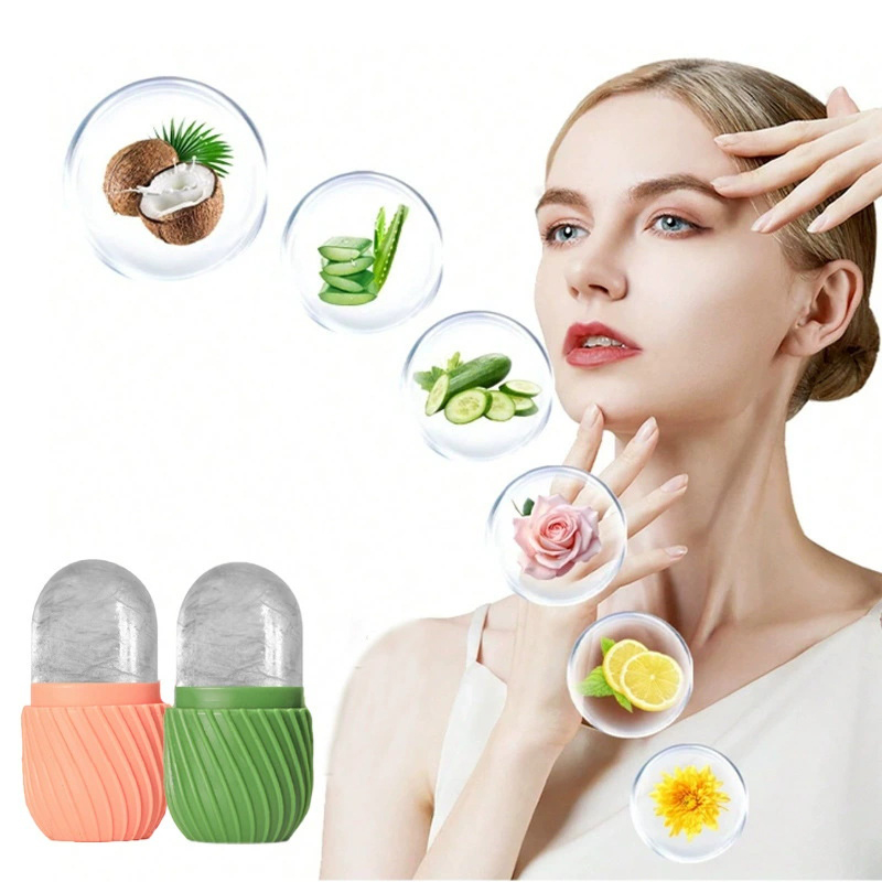 【1PC Silicone Ice Face Roller  - Face Ice Roller Puffiness ulasan dan harga