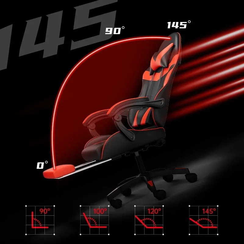 E-sports Chair Lights Bluetoot - Massage ulasan dan harga