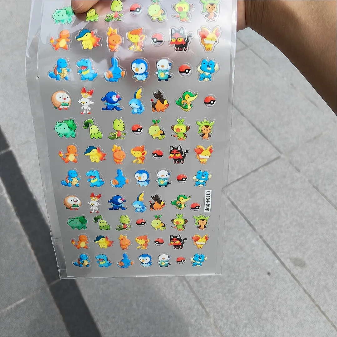  Nail Stickers Charmander Bulb - Nail Art ulasan dan harga