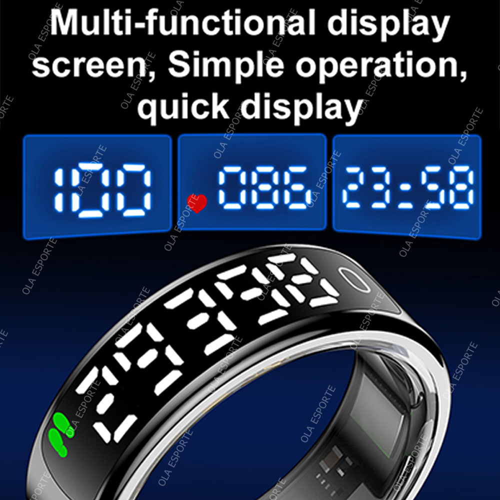 Smart Ring with Charging Case  - Health Monitors ulasan dan harga