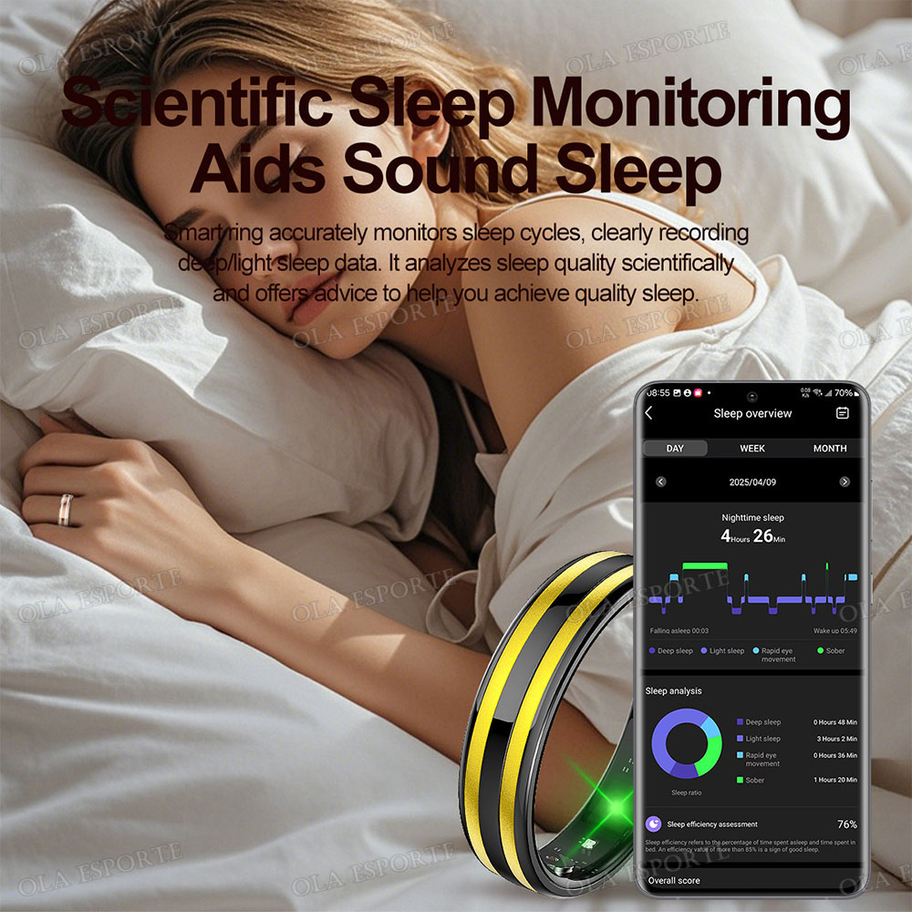 New Smart Ring Heart Rate Stre - Health Monitors ulasan dan harga
